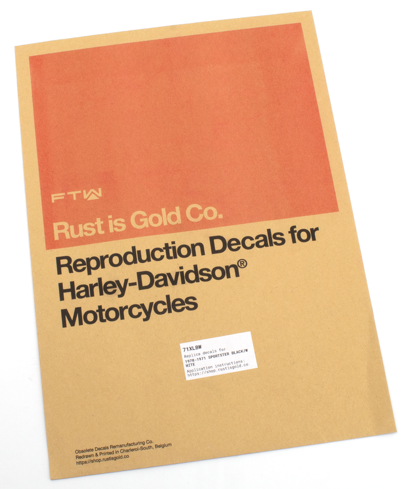 REPLICA OBSOLETE DECALS BY RUST IS GOLD CO. Secondary image