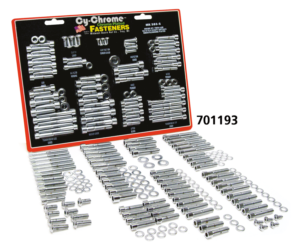 CHROME DRIVETRAIN SCREW KITS - view 1 Main image