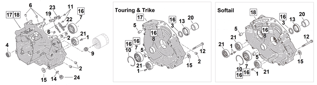 LOWER END PARTS FOR 1999-2017 TWIN CAM - view 2