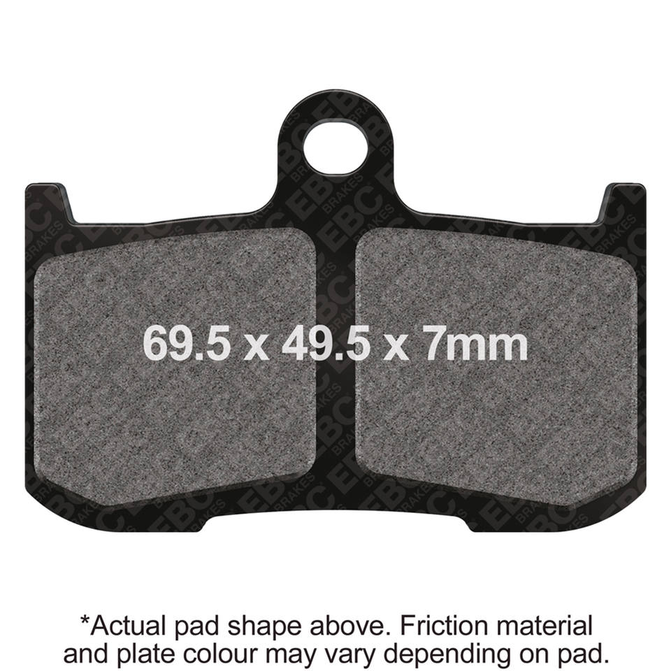 EBC FRONT DISC BRAKE PADS - view 1
