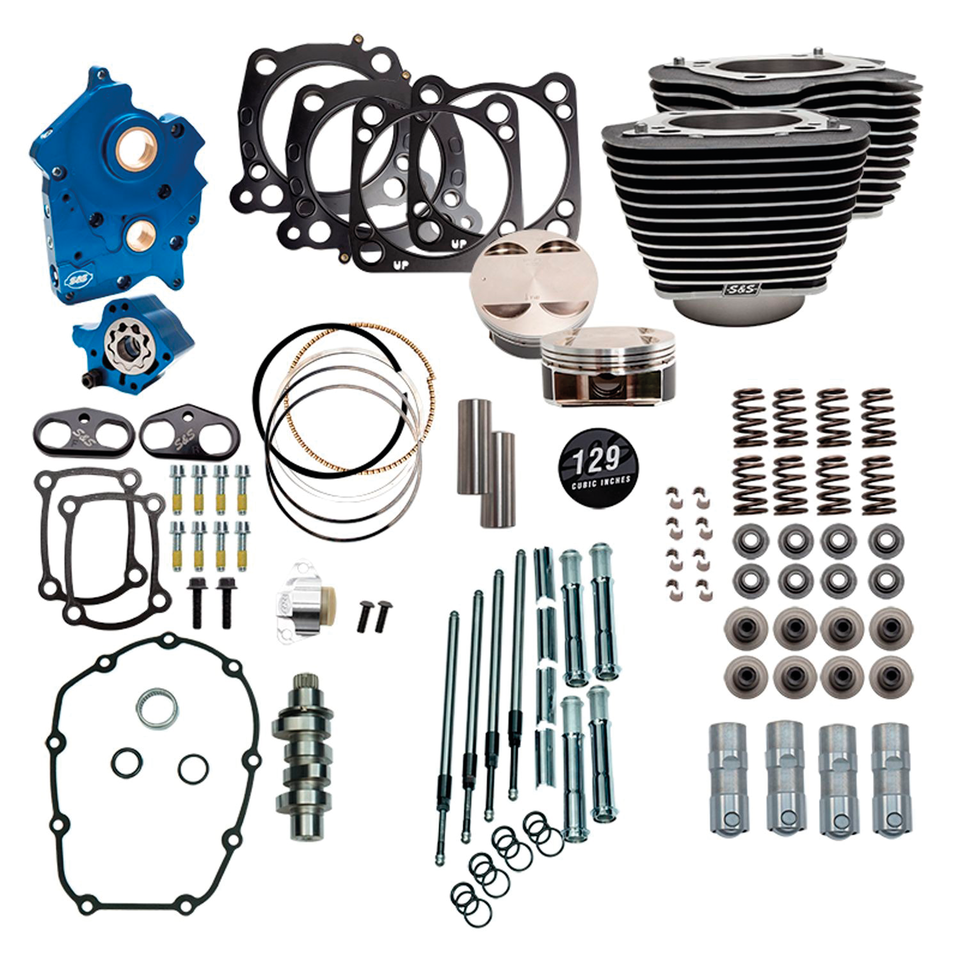 S&S 124CI, 128CI, 129CI & 132CI POWER PACKAGES FOR MILWAUKEE EIGHT - view 1 Main image