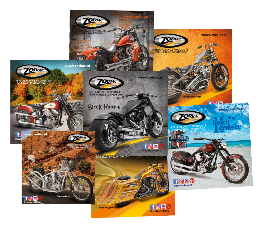ZODIAC SHOW BIKE STICKERS - view 1