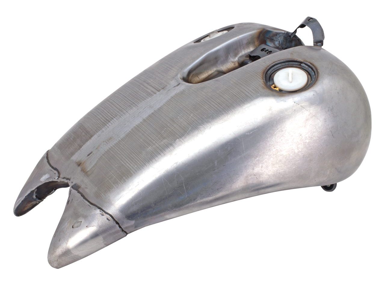 ONE PIECE 4" STRETCHED STEEL GAS TANK FOR SOFTAIL WITH DASH MOUNT Secondary image