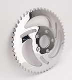 "SWIRLED" REAR SPROCKETS WITH CHROME FINISH - view 1