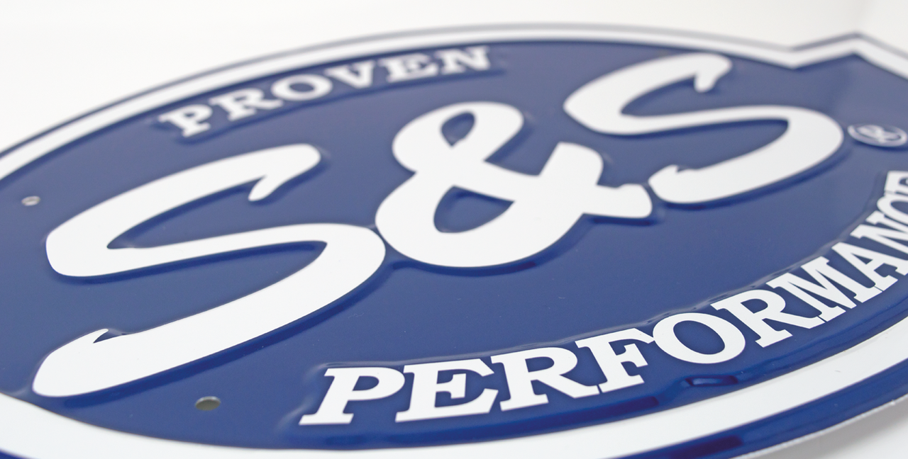 METAL S&S LOGO - view 2
