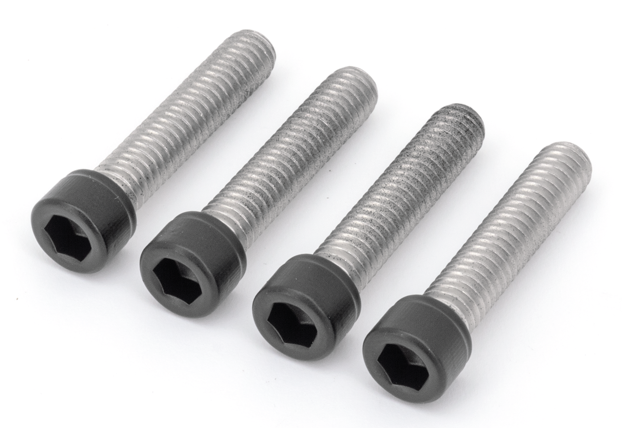 BLACK STAINLESS STEEL FRONT FENDER SCREW KITS - view 1